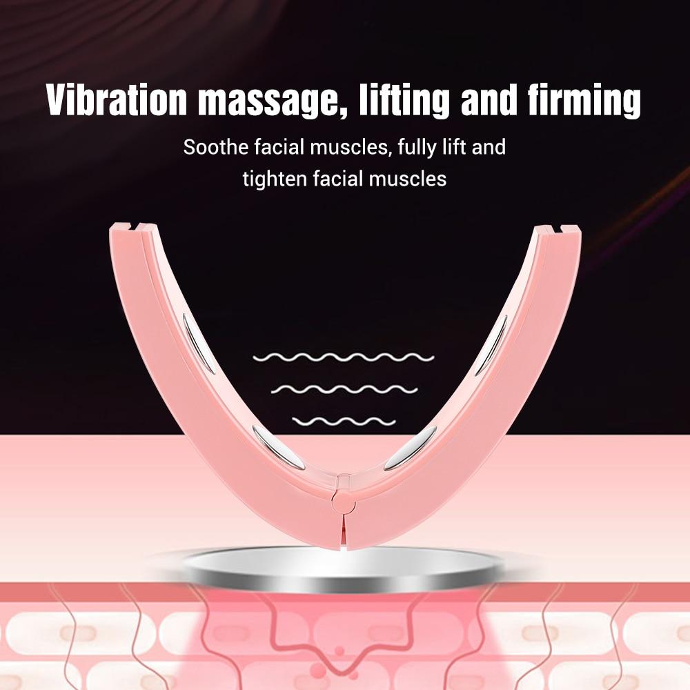 Smart V-face Face-lifting Massager Vibrating Slimming Intelligent Beauty Tools Heated Firming Skin Eliminate Facial Edema