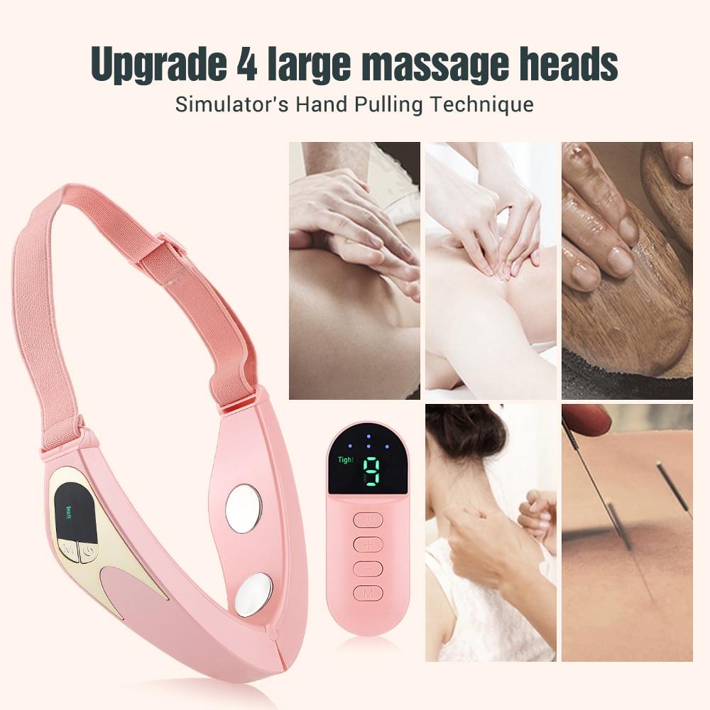 Smart V-face Face-lifting Massager Vibrating Slimming Intelligent Beauty Tools Heated Firming Skin Eliminate Facial Edema