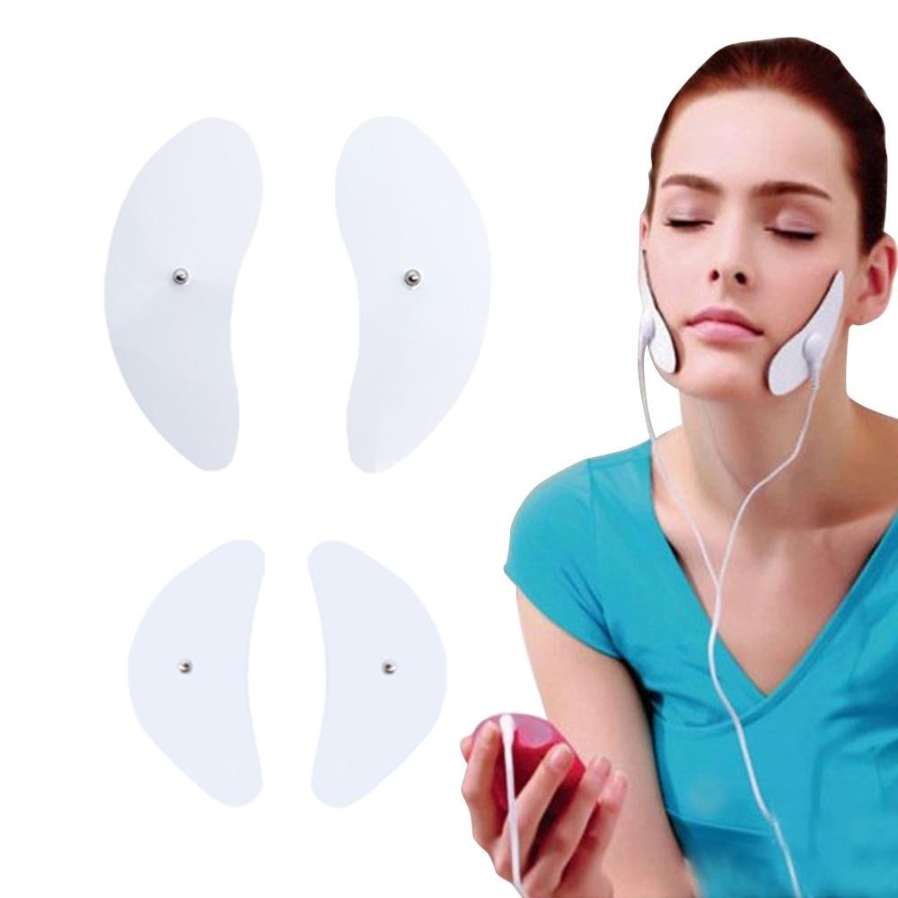 Tens Ems Electrodes Pads Physiotherapy for Facial Lifting Machine Muscle Stimulator Face Massager Acupuncture Beauty Health Care