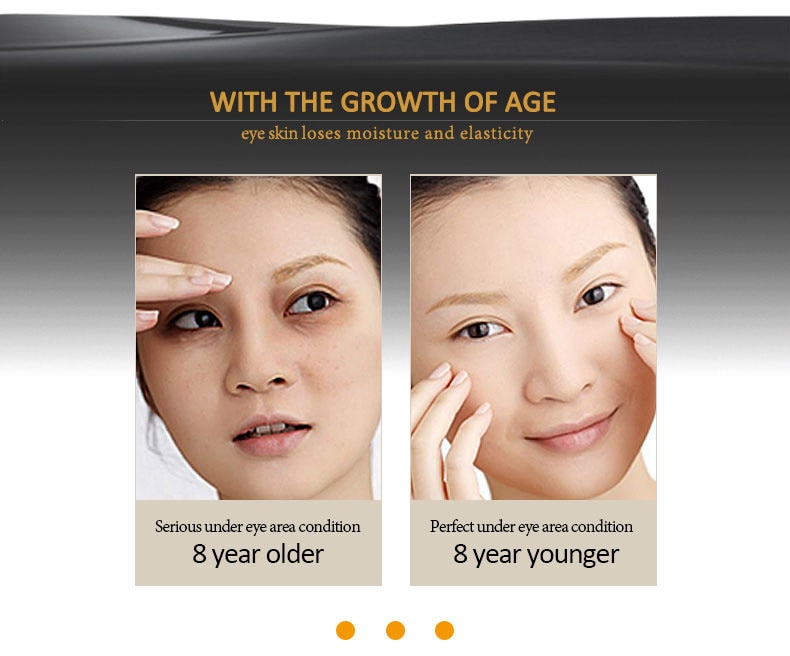 Peptide Ageless Eye Serum Cream + Snail Repair Facial Cream Anti-Wrinkle Collagen Remove Dark Circles Care Gel Roller Massage For Firming Wrinkle Puffy Eye Care 2Pcs