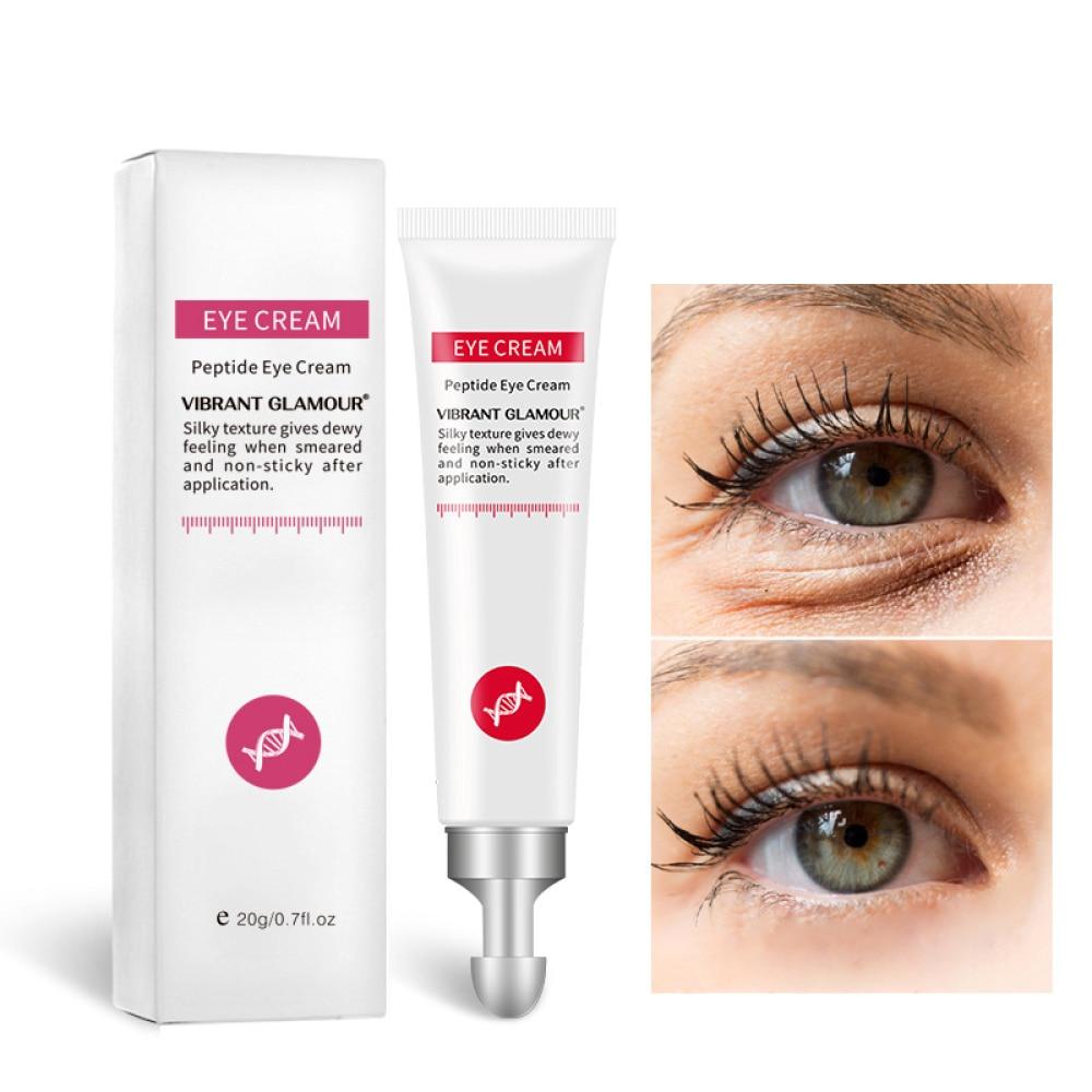Eye Cream Peptide Collagen Anti-Wrinkle Anti-Aging Remover Dark Circles Eye Care Against Puffiness Bag