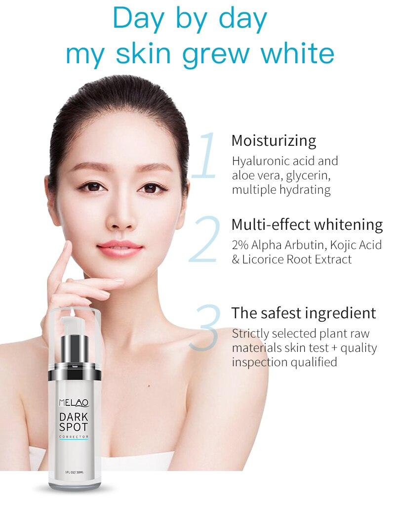 MELAO Pigmentation Dark Spot Corrector Remover Serum Skin Whitening Brightening for face 30ml