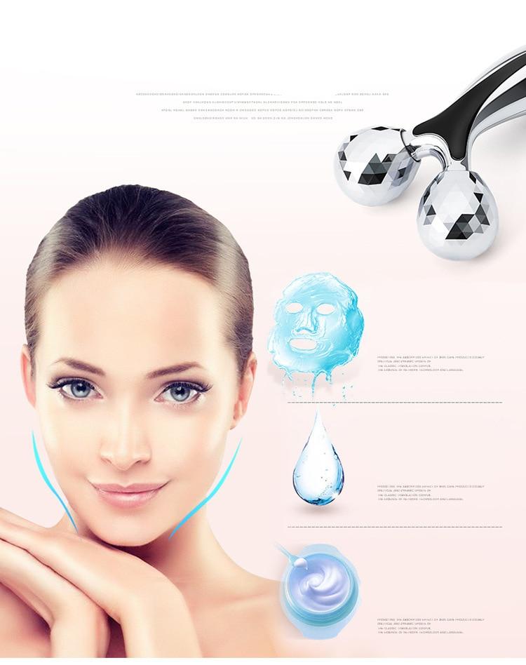 3D Roller Massager Y Shape 360 Rotate Thin Face Body Shaping Relaxation Lifting Wrinkle Remover Facial Massage Relaxation Tool 3D Roller Massager Y Shape 360 Rotate Thin Face Body Shaping Relaxation Lifting Wrinkle Remover Facial Massage Relaxation Tool