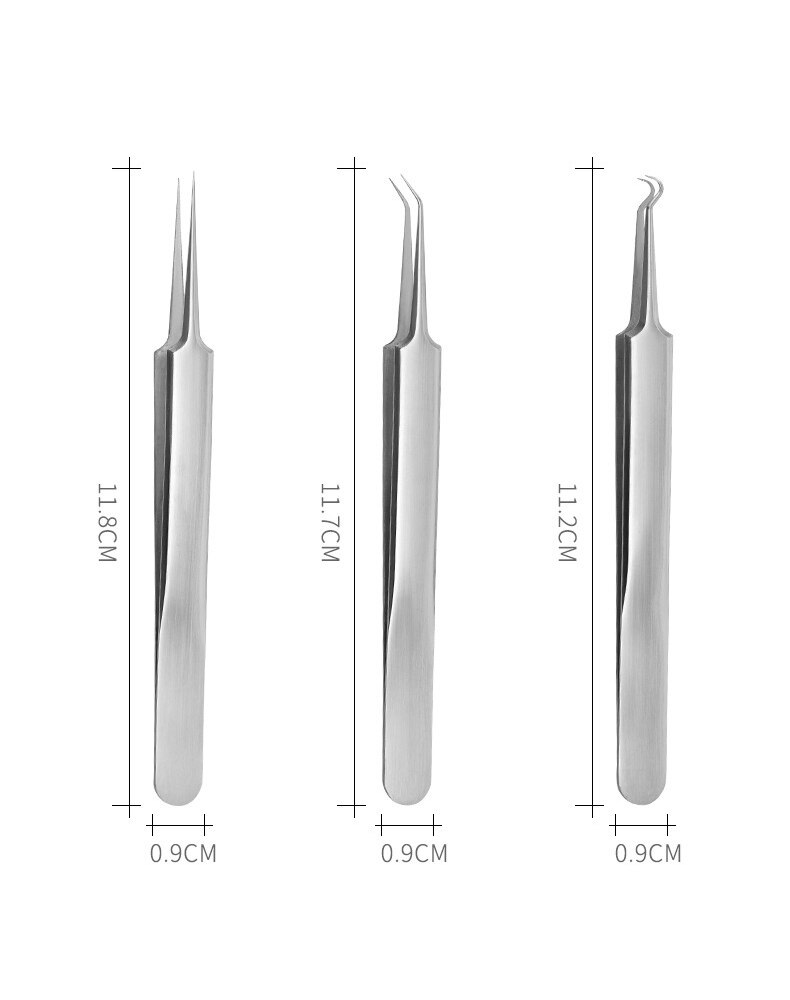 Acne Needle Blackhead Remover Pimple 3/5/8/11Pcs Stainless Steel Extractor Blemish Tweezer Tool Kit