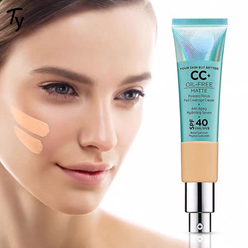 32ml Foundation Makeup Cosmetics Your Skin But Better CC+ Oil-free Full Cover Base Foundation Full Coverage Cream Wholesale