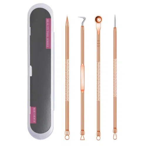 Blackhead Acne Needle Pimple Remove Tool Pimple Extractor Stainless Steel Blackspot Removal 4/9PCS