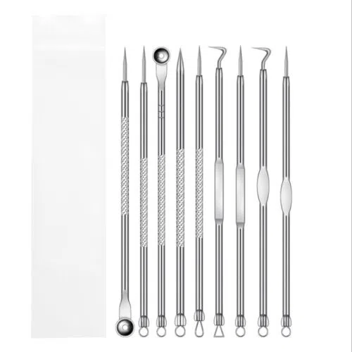 Blackhead Acne Needle Pimple Remove Tool Pimple Extractor Stainless Steel Blackspot Removal 4/9PCS