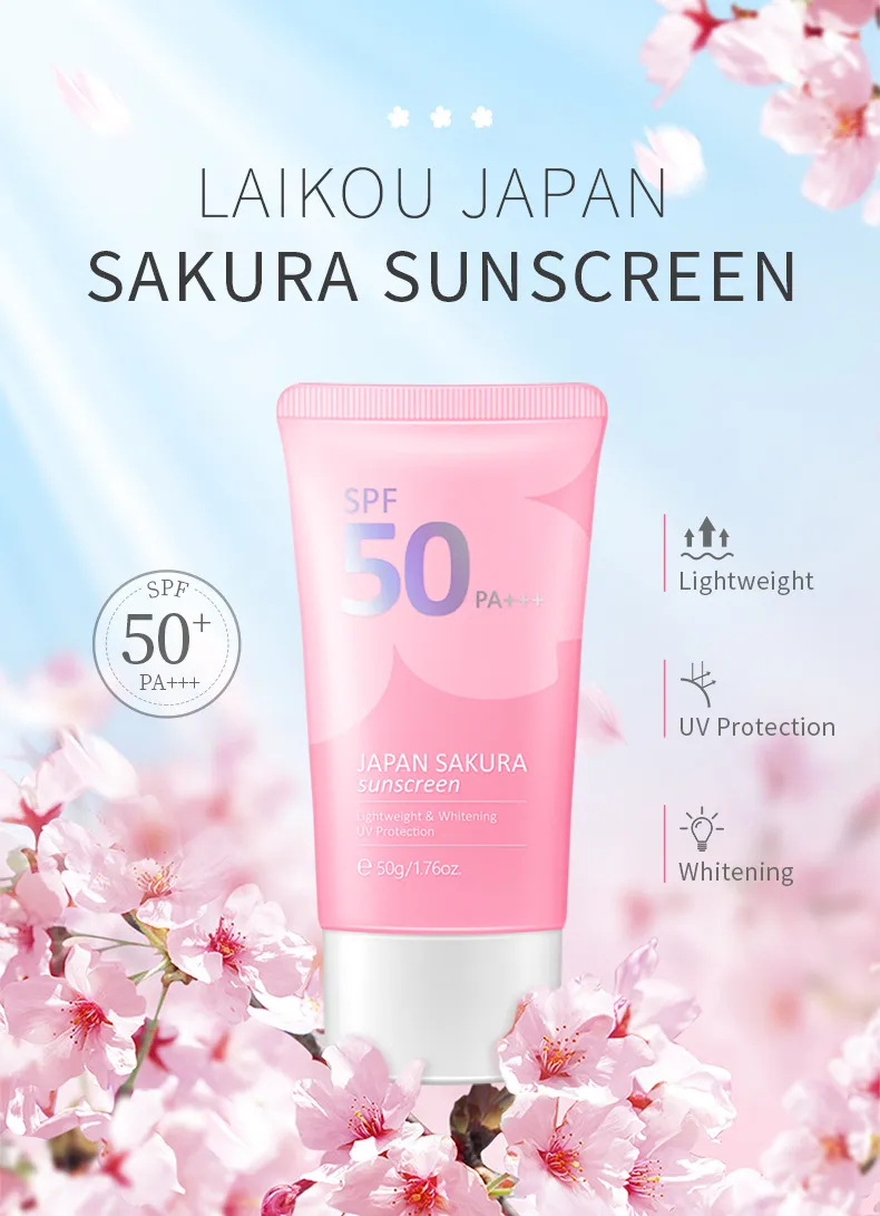 9pcs Facial Products Kit Sakura Skin Care Set Facial Cleanser Face Cream Sunscreen Facial Mask Eye Cream Korean Skincare Product