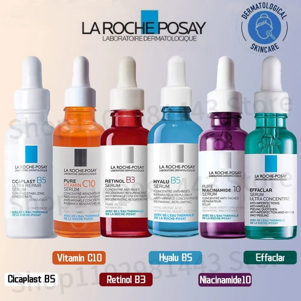 Original LA ROCHE POSAY Essence 30ml B5/C10/ Triacid/Nicotinamide 10 Facial Serum Essence Anti-Aging Moisturizing Essence 