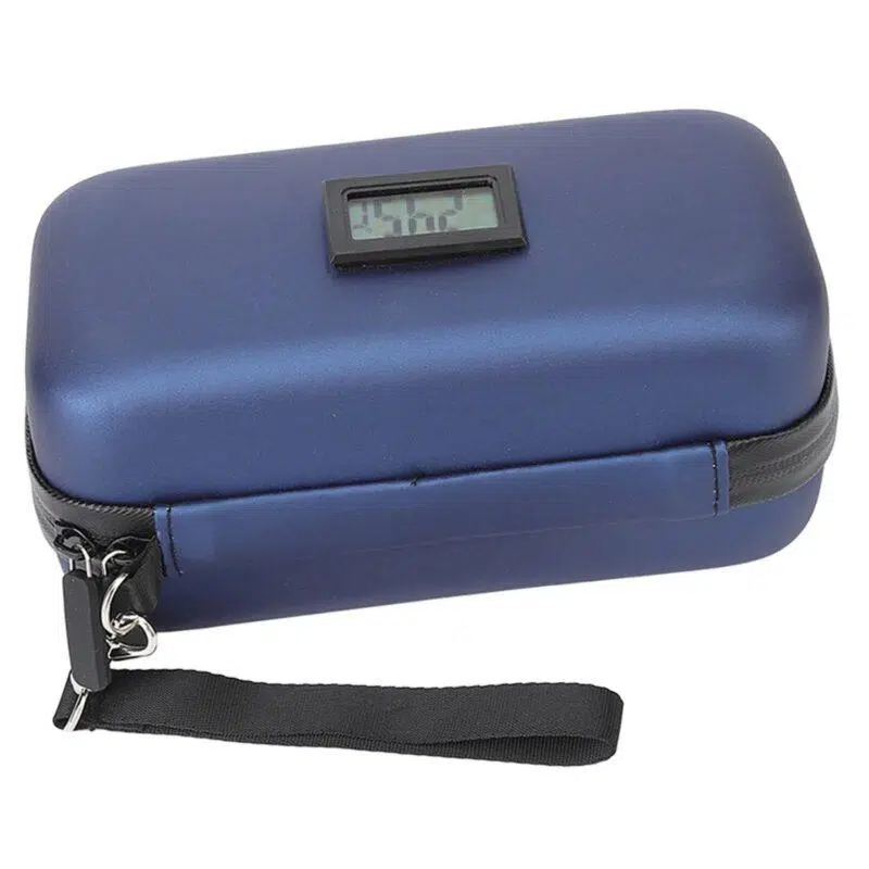 Insulin Cooler Travel Case Diabetes Carrying Bag Keep Medicine Cool Vial Storage Heat Insulation Temperature Display Diabetic Supplies Storage Bag