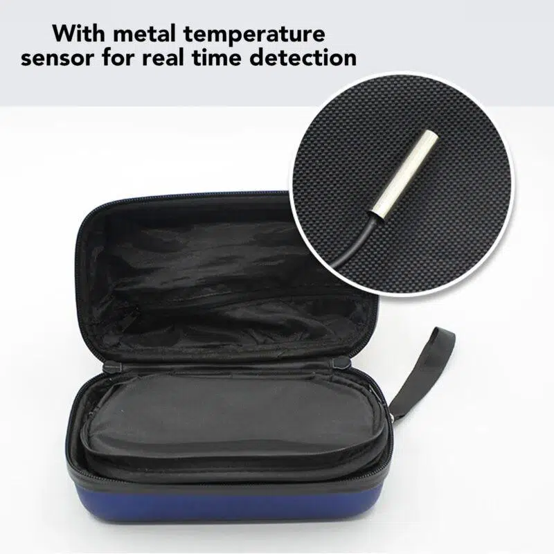 Insulin Cooler Travel Case Diabetes Cooling Carrying Case Heat Insulation Temperature Display Medicine Diabetic Supplies Mini Cool Vial Storage - Image 4