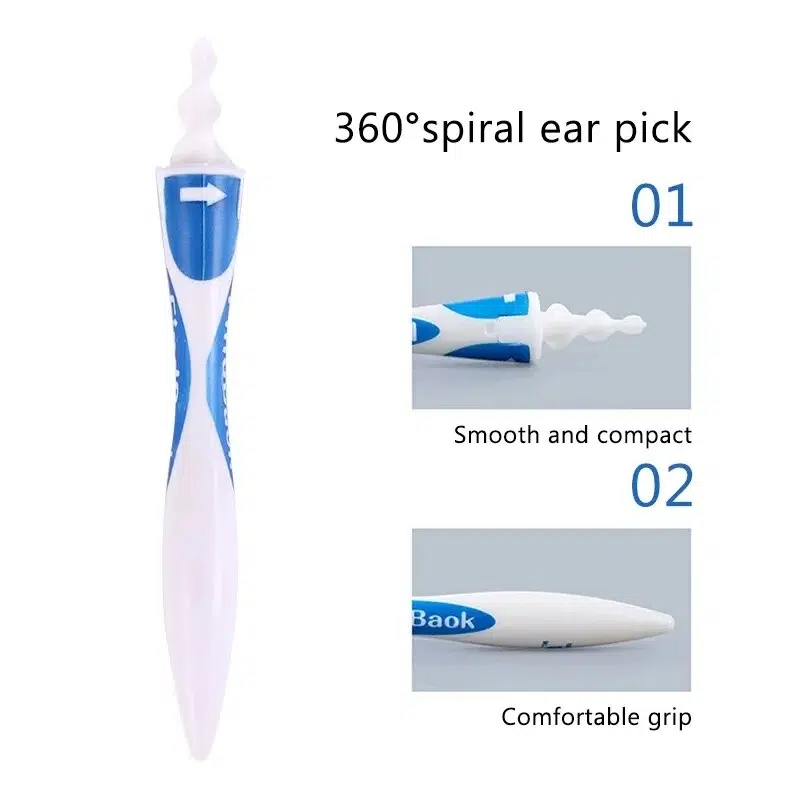 2022 Hot Ear Cleaner Silicon Ear Spoon Tool Set 16 Pcs Care Soft Spiral For Ears Cares Health Tools Cleaner Ear Wax Removal Tool