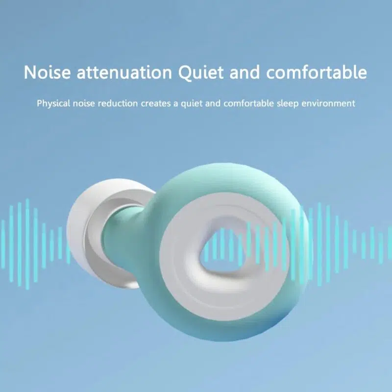 Earplug Silicone Noise Canceling Earplugs Sound Insulation Reduction Soundproof Soft Slow Rebound Portable Swim Pool Accessories - Image 5