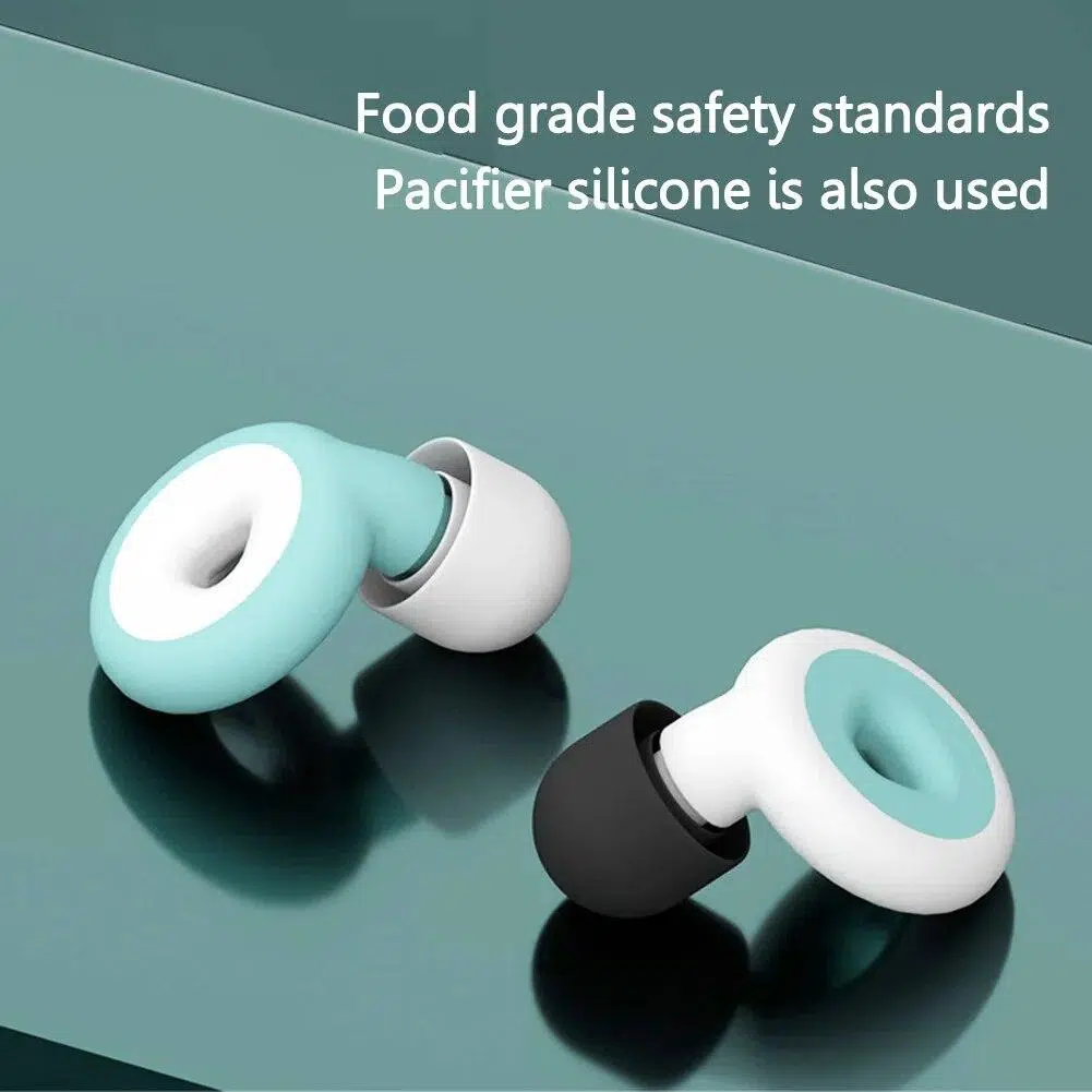 Silicone Earplug Canceling Noise Earplugs Sound Insulation Reduction Soundproof Soft Slow Rebound Portable Swim Pool Accessories