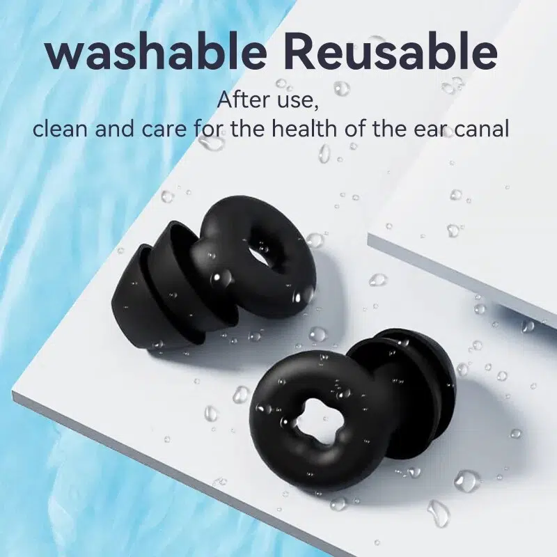 Noise Proof Silicone Earplugs Sound Insulation Sleep Ear Plug Waterproof Swimming Earbuds Noise Protection for Sleeping Diving