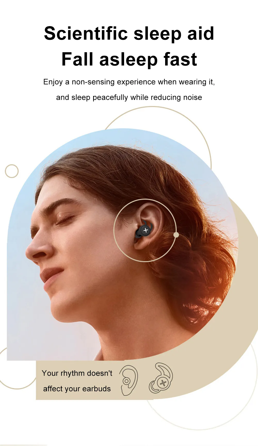 Ear Protection Plugs Anti Snoring Sleep Noise Reduction Earplug Silicone Black Sleep Soundproof 