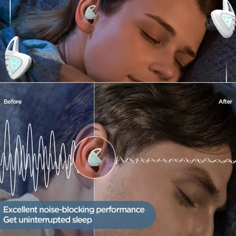 Ear Plugs Silicone Noise Canceling Ear Protection for Travel Sleeping Sound Insulation Anti Noise Memory Form Triangle Noise Reduction Earplugs - Image 5