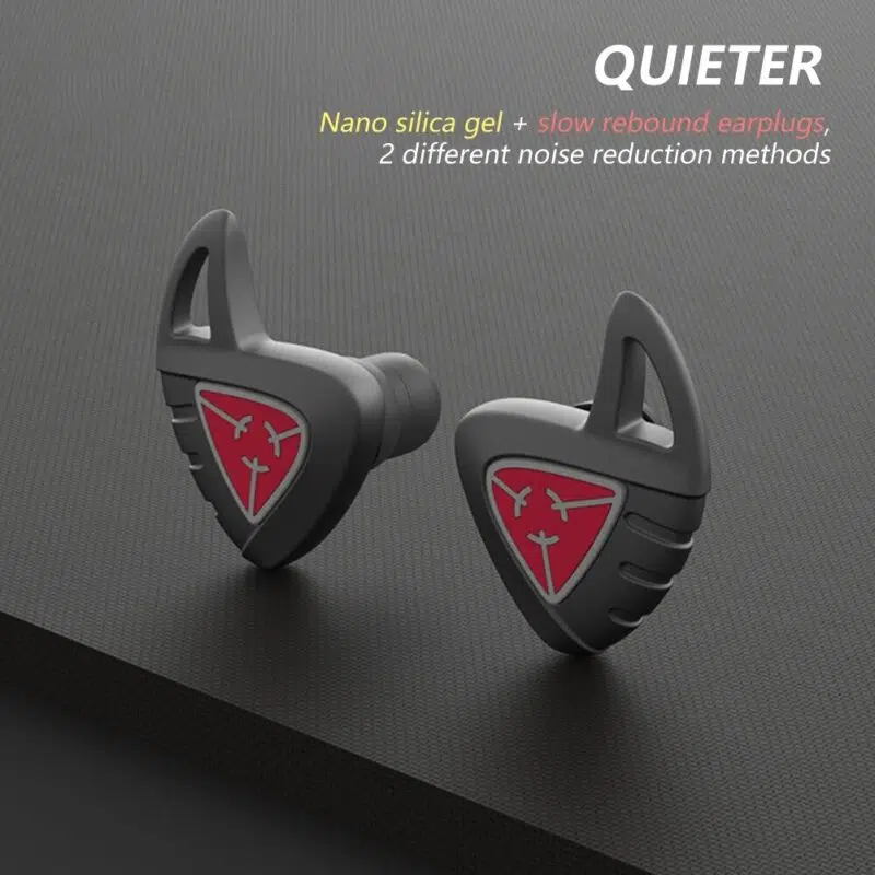 Ear Plugs Silicone Noise Canceling Ear Protection for Travel Sleeping Sound Insulation Anti Noise Memory Form Triangle Noise Reduction Earplugs