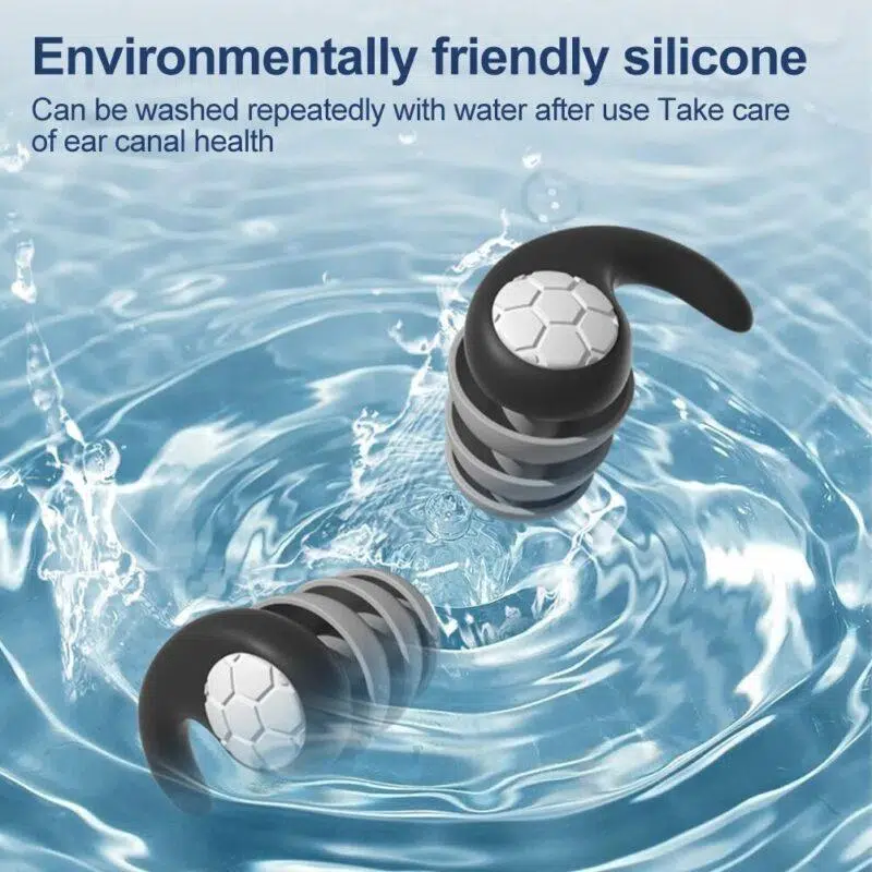 1Pair Ear Plugs Sleeping Noise Reduction Ear Protector Soft Nano Silica Gel Earplug Waterproof Earplugs - Image 6