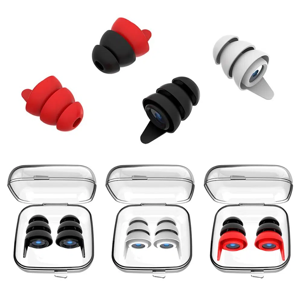 Silicone Swimming Earplug Anti Noise Sleep Ear Plug Canceling Noise Reduction Ear Protector Soundproof Sound Insulation Earplugs