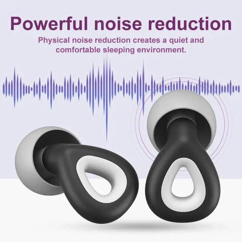 1 Pair of Earplugs Silicone Noise Swimming Professional Noise Reduction Earplugs Waterproof Earplugs Set of Earplugs Protection