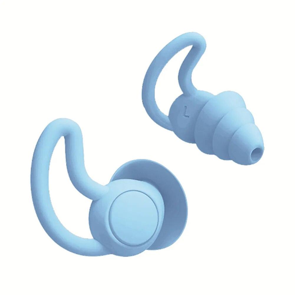 1-3Pairs Sleeping Ear Plugs Silicone Sleep Noise Reduction Swim Waterproof Earplugs Ear Protection Anti-Noise Ear Plug