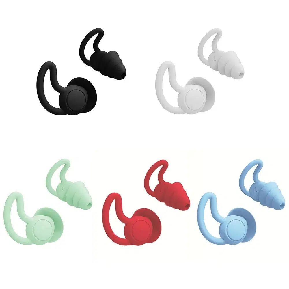 1-3Pairs Ear Plugs Silicone Sleep Noise Reduction Swim Waterproof Earplugs Ear Protection Anti-Noise Ear Plug