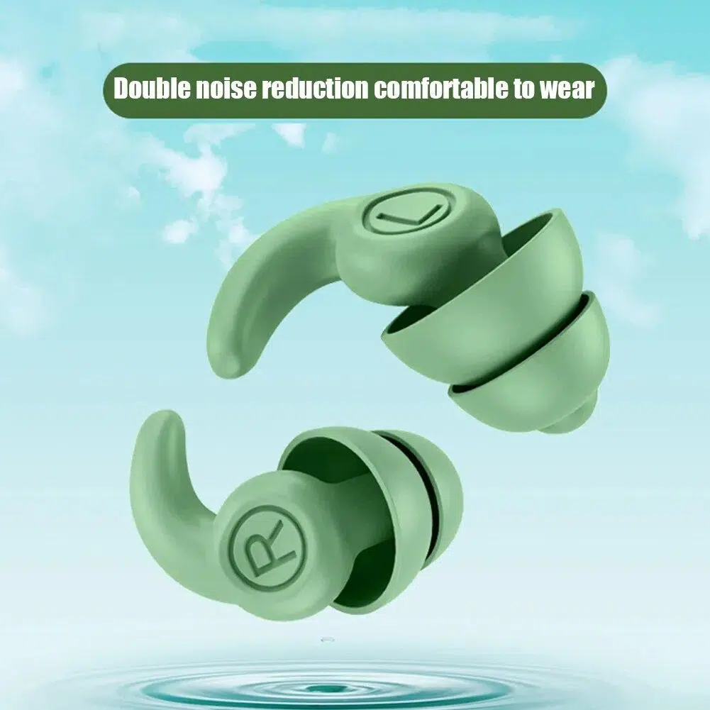 Anti Noise Silicone Earplugs Waterproof Swimming Ear Plugs For Sleeping Diving Surf Soft Comfort Natation Swimming Ear Protector