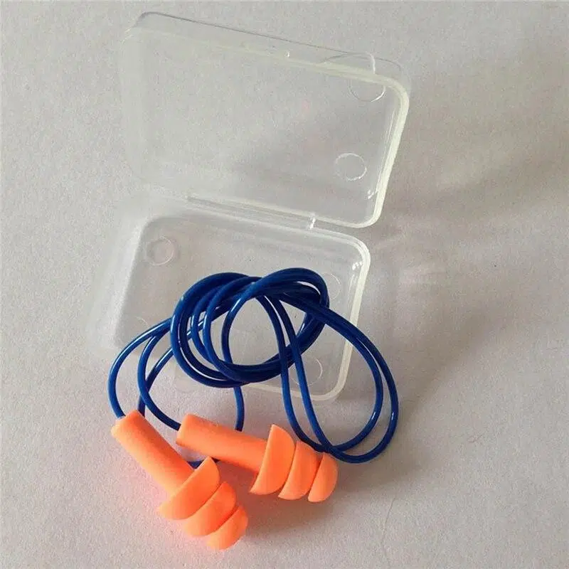 Ear Plugs Waterproof Soft Silicone Earmuff Noise Canceling Corded Travel Sleep Noise Prevention Earplugs Noise Reduction Swimming Earplugs 