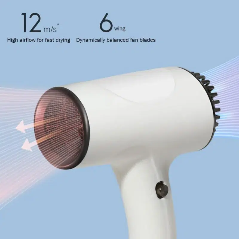 500W Portable Rechargeable USB Cordless Hair Dryer Versatile Hairdressing Tool Hair Dryer USB Rechargeable Powerful 2 Gears for Travel Home - Image 5