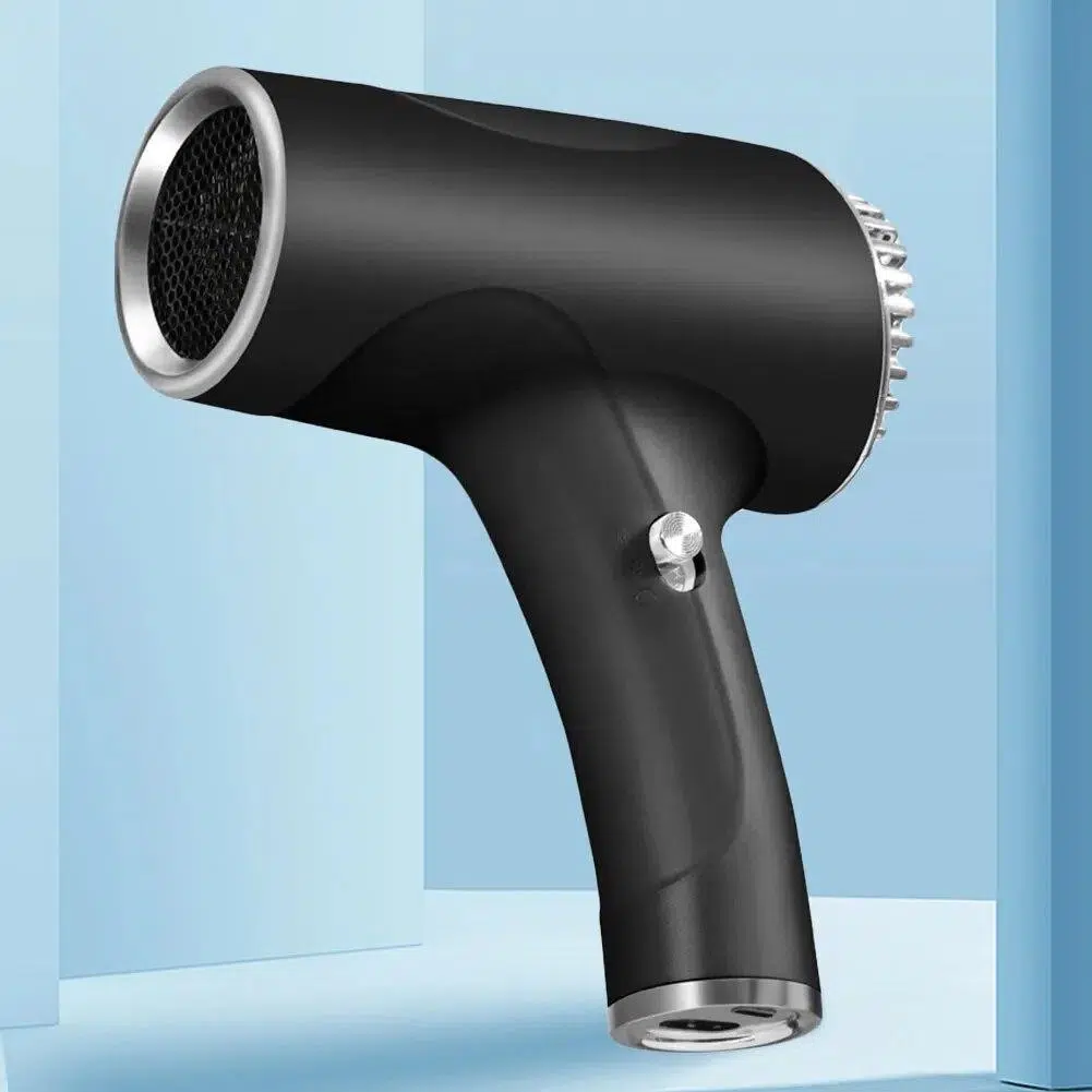 Portable Hair Dryer 2600mah Cordless Handy Hairdryer Rechargeable USB Cordless Versatile Hairdressing Tool