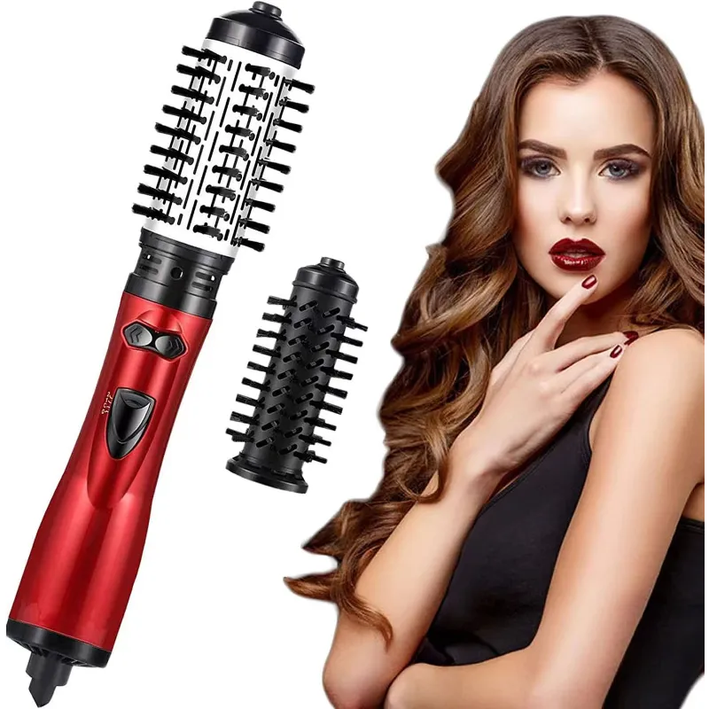 3-in-1 Multi-Directional Hot Air Styler and Rotating Hair Dryer, Hair Straightener Brush Hair Dryer Brush Hot Air Comb Negative Ion Hair Styler Comb