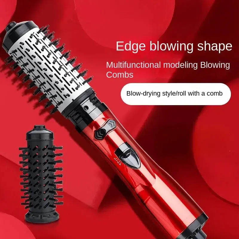 3-in-1 Multi-Directional Hot Air Styler and Rotating Hair Dryer, Hair Straightener Brush Hair Dryer Brush Hot Air Comb Negative Ion Hair Styler Comb