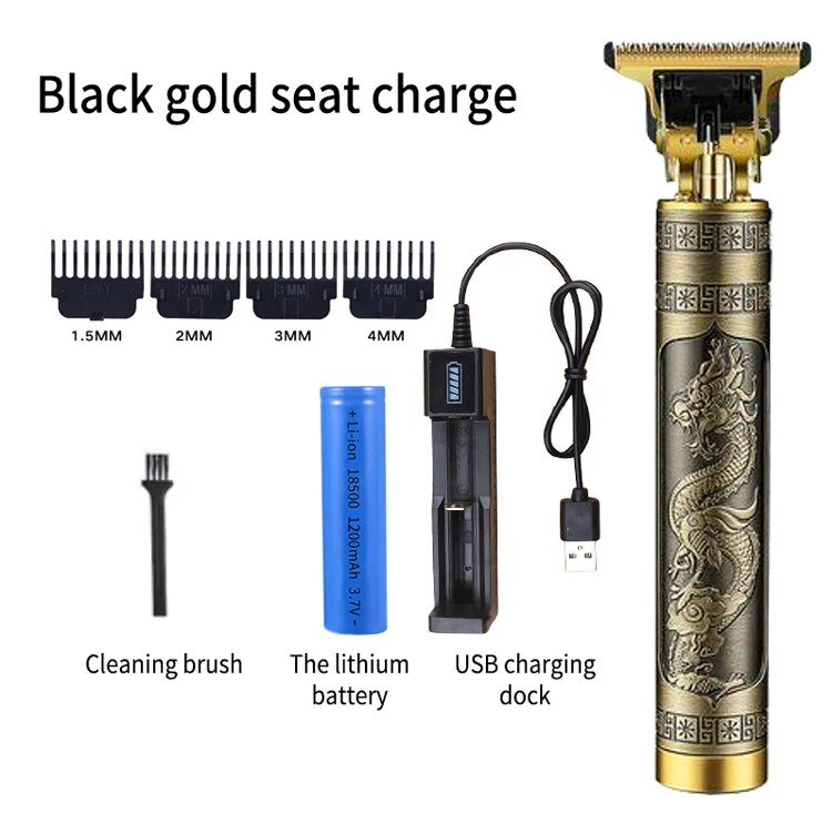 T9 USB Electric Hair Cutting Machine Rechargeable Hair Clipper Man Shaver Trimmer For Barber Professional Beard Dragon Trimmers