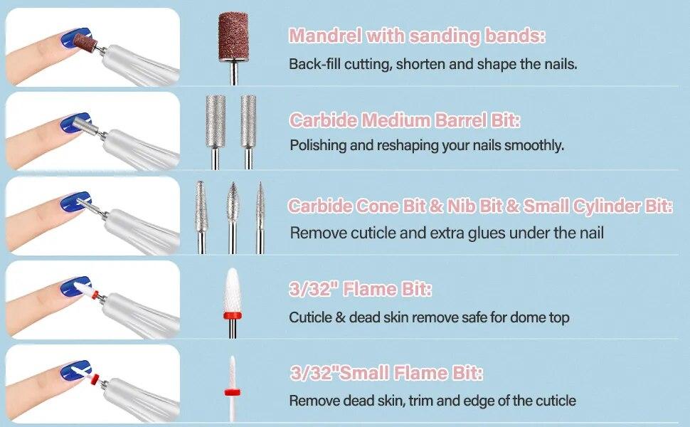 YOKEFELLOW 30000/35000RPM Nail Drill Machine Portable USB Low Noise for Cutting Manicure Machine Electric Salon Nail Equipment YOKEFELLOW 30000/35000RPM Nail Drill Machine Portable USB Low Noise for Cutting Manicure Machine Electric Salon Nail Equipment