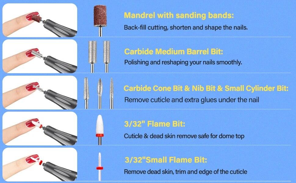 YOKEFELLOW 30000/35000RPM Nail Drill Machine Portable USB Low Noise for Cutting Manicure Machine Electric Salon Nail Equipment YOKEFELLOW 30000/35000RPM Nail Drill Machine Portable USB Low Noise for Cutting Manicure Machine Electric Salon Nail Equipment
