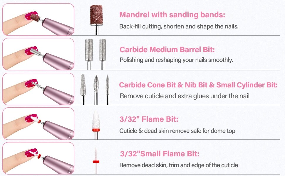 YOKEFELLOW 30000/35000RPM Nail Drill Machine Portable USB Low Noise for Cutting Manicure Machine Electric Salon Nail Equipment YOKEFELLOW 30000/35000RPM Nail Drill Machine Portable USB Low Noise for Cutting Manicure Machine Electric Salon Nail Equipment