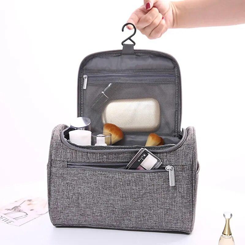 2022 Waterproof Hook Up for Women Cosmetic Bag Travel Organizer Men Makeup Bag Make Up Case Bathroom Toiletry Pouch Wash Neceser