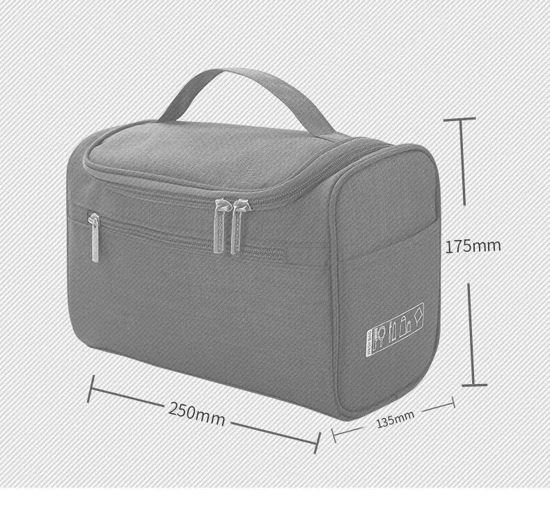 2022 Waterproof Hook Up for Women Cosmetic Bag Travel Organizer Men Makeup Bag Make Up Case Bathroom Toiletry Pouch Wash Neceser