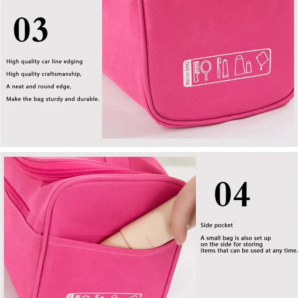 1~10PCS Large Makeup Organizer Cosmetic Bag Shaving Bag Travel Toiletry Bag Waterproof Outdoor Travel Girl Personal Beauty Make