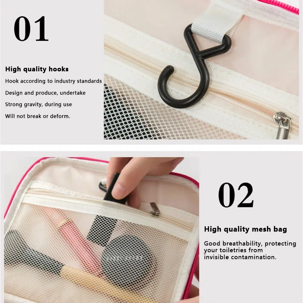 1~10PCS Large Makeup Organizer Cosmetic Bag Shaving Bag Travel Toiletry Bag Waterproof Outdoor Travel Girl Personal Beauty Make