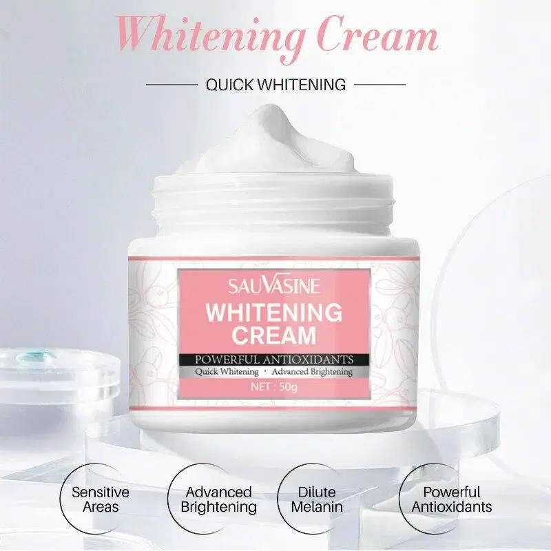 Lightening Whitening Bleaching Cream Remove Dark Spots Body Brightening Skin Body Whitening Cream Intimate Areas Underarm Knee Buttocks Private Bleach