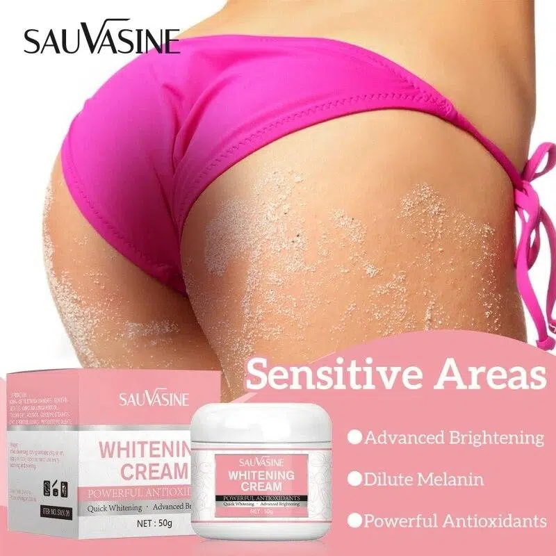 SAUVASINE Face Body Skin Bleaching Cream Whitening Brightening Moisturizing Soothing Repairing Lotion for Women Girls