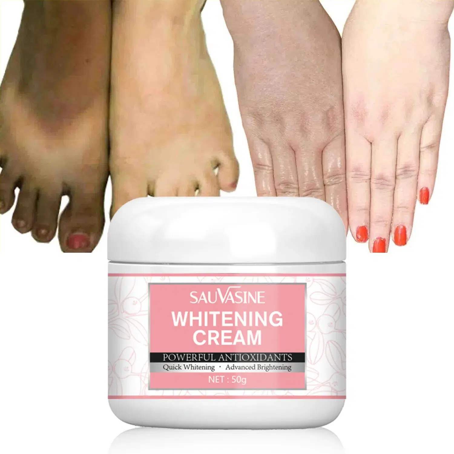 Lightening Whitening Bleaching Cream Remove Dark Spots Body Brightening Skin Body Whitening Cream Intimate Areas Underarm Knee Buttocks Private Bleach