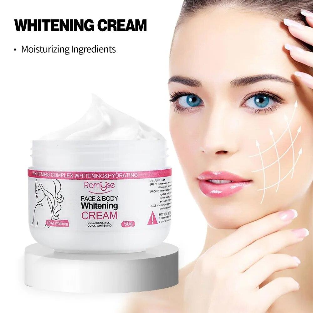 50g Whitening Face Body Brightening Skin Hydrating Nourishing Rejuvenating Collagen Cream Lotion Skin Care