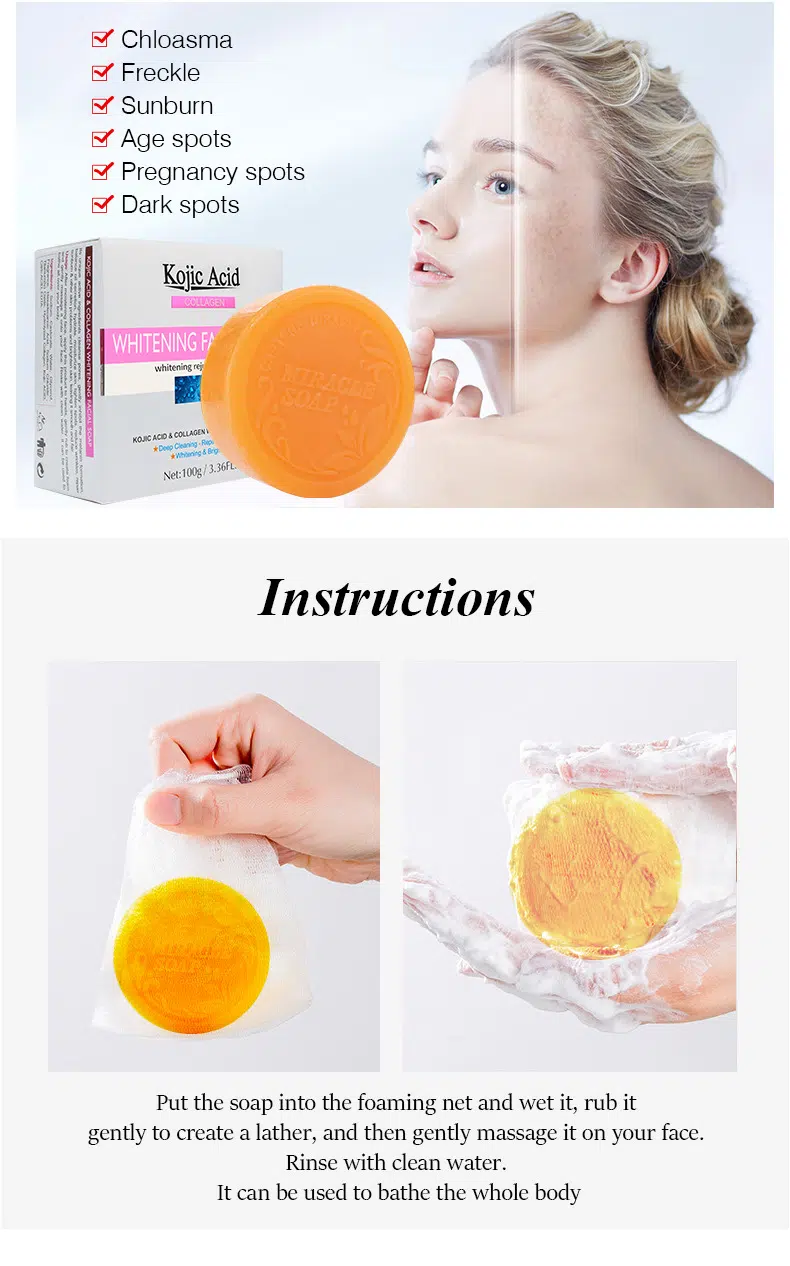 Kojic Acid Collagen Whitening Cream Dark Black Skin Lightening Intimate Body Lotion Underarm Armpit Private Part Whitening Cream