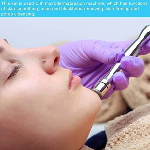 Diamond Microdermabrasion Dermabrasion 3 Wands 9 Tips for Facial Peeling BlackHead Remover Face Care tool Salon Beauty Machine