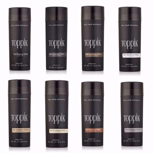 Toppik Hair Thickening Fibers Keratin Spray Hair Building Fiber Poudre 27.5g Instant Regrowth Powders Better Hair Loss Concealer