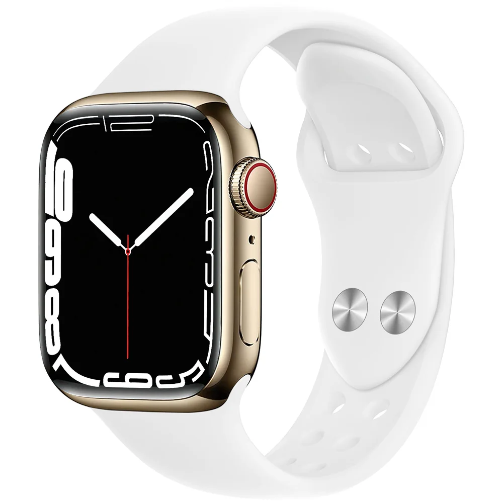 silicone Strap For Apple Watch Band 49/45/44/42/41/40/38mm wrist watchband Correa Bracelet IWatch Series 6 5 3 SE 7 8 ultra