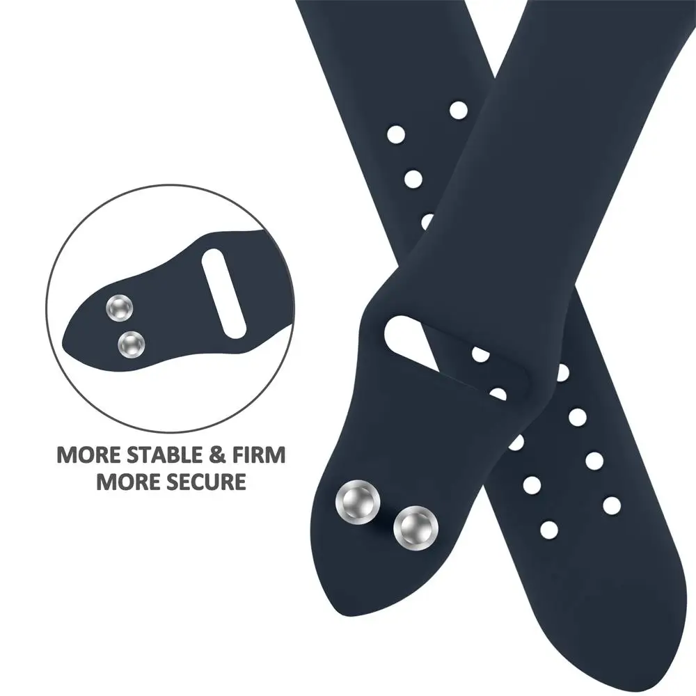 silicone Strap For Apple Watch Band 49/45/44/42/41/40/38mm wrist watchband Correa Bracelet IWatch Series 6 5 3 SE 7 8 ultra